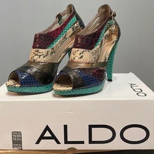 Jewel tone heels
